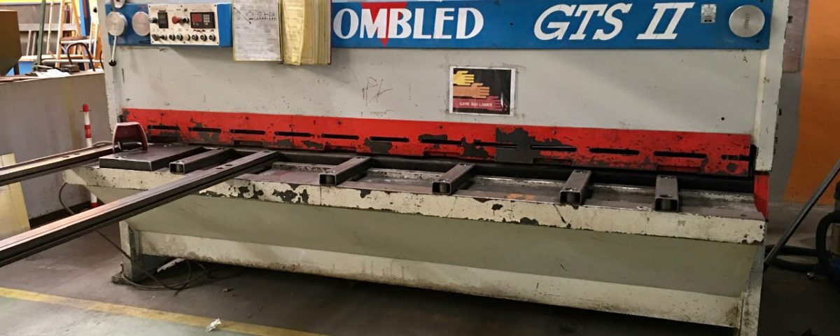 Cisaille guillotine hydraulique Bombled GTS2 3006