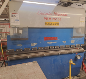 Presse plieuse DESCOMBES PRECIMECA PMB 25100